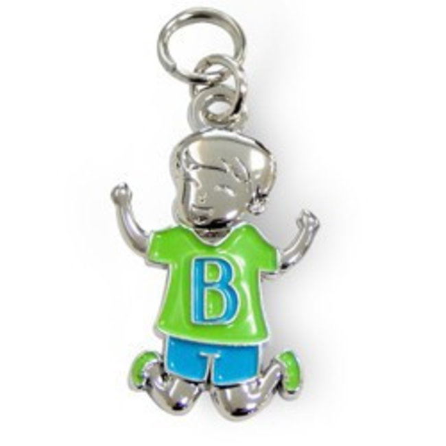 Charms for you Bedeltje - B - Jongen - Charms for you