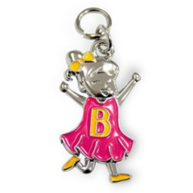 Charms for you Bedeltje - B - Meisje - Charms for you