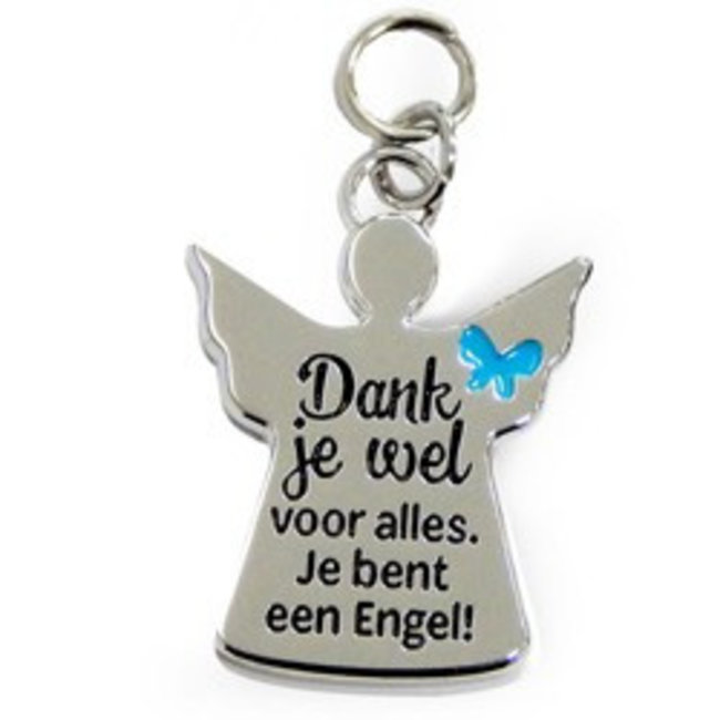 Charms for you Bedeltje - Dank je wel - Charms for you