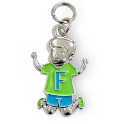 Bedeltje - F - Jongen - Charms for you