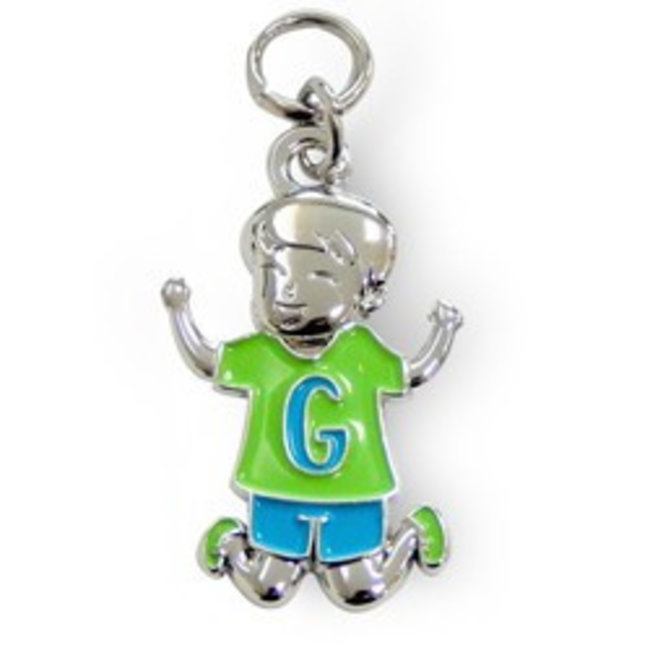 Charms for you Bedeltje - G - Jongen - Charms for you