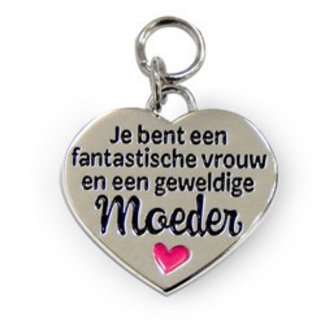 Charms for you Bedeltje - Geweldige moeder - Charms for you