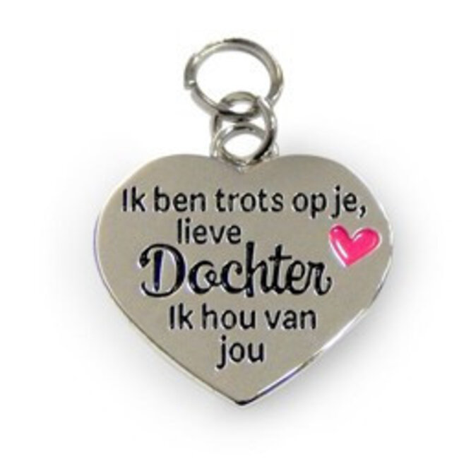 Charms for you Bedeltje - Lieve dochter - Charms for you