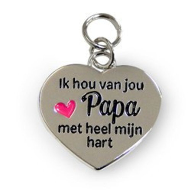 Charms for you Bedeltje - Papa - Charms for you