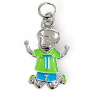 Charms for you Bedeltje - T - Jongen - Charms for you