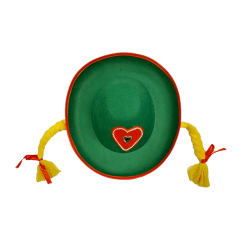 Chris Toys - Hoed - Tiroler - Vrouw - Met vlechtjes Chris Toys - Hoed - Tiroler - Vrouw - Met vlechtjes