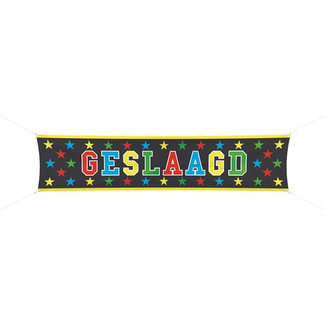 Folat Banner - Geslaagd - 180x40cm