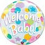 Folat Folieballon - Welcome baby - Bubble - Zonder vulling
