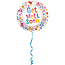 Folat Folieballon - Get well soon - Bloemen - 45cm - Zonder vulling