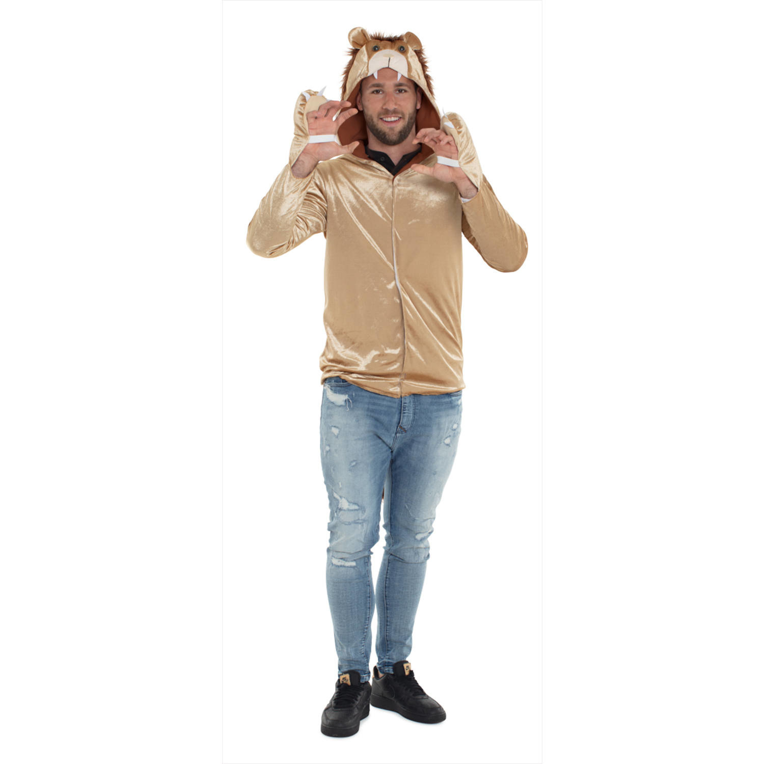 Leeuw - Kostuum - Dierenjas - M/L