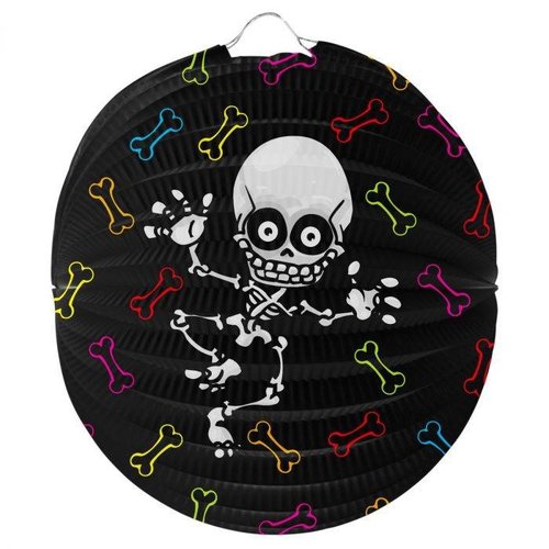 Folat Folat - Lampion - Skelet - Bottenregen - 22cm Folat Folat - Lampion - Skelet - Bottenregen - 22cm