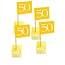 Folat Prikkertjes - 50 jaar getrouwd - Goud - 50st.