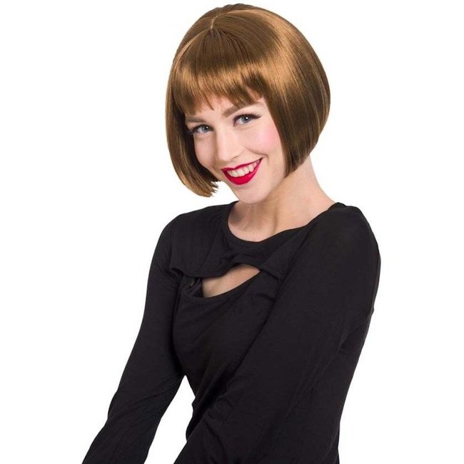 Folat Pruik - Bruin - Victoria - Naturel