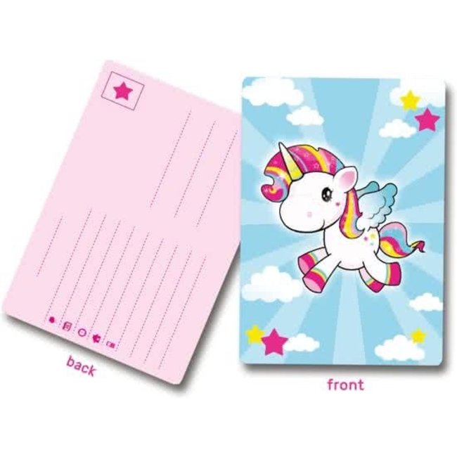 Folat Uitnodigingskaarten - Baby eenhoorn - 6st.*