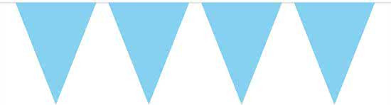 Vlaggenlijn - Licht blauw - 10m