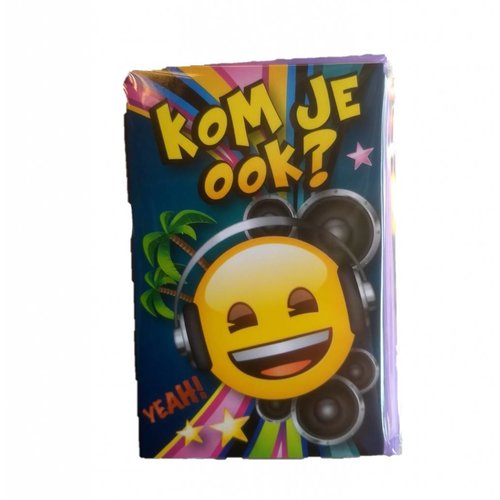 Interstat Uitnodigingskaarten - Emoji - Yeah - 6st. Interstat Uitnodigingskaarten - Emoji - Yeah - 6st.