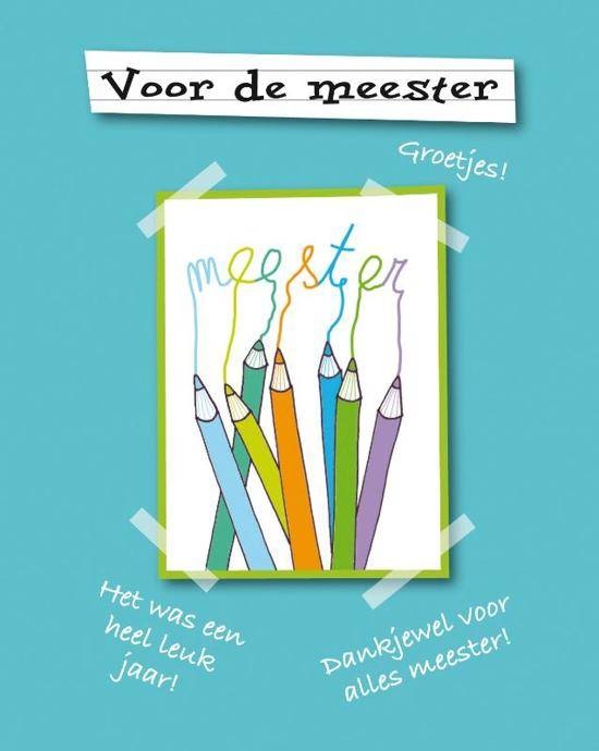 Boek - Voor de meester