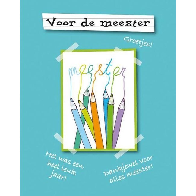 Boek - Voor de meester