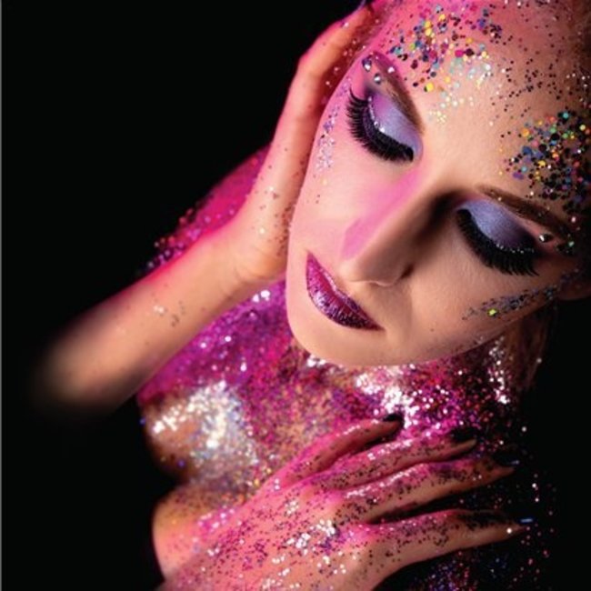 Paintglow Polyglitter - Zwart - 25ml