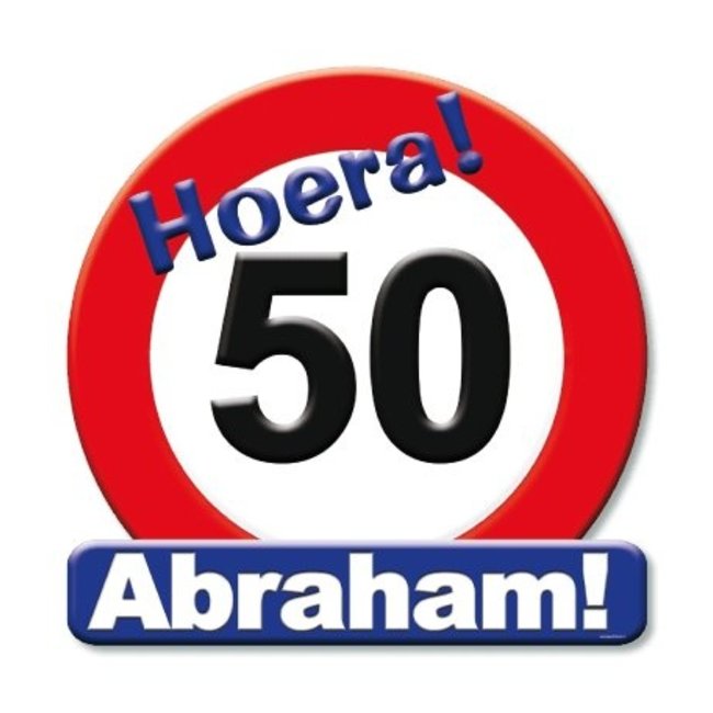 Paperdreams Huldebord - 50 jaar, Abraham