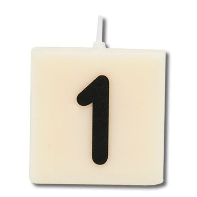 Paperdreams Cijfer- / letterkaarsje - Scrabble - 1