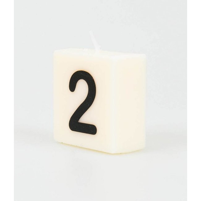 Paperdreams Cijfer- / letterkaarsje - Scrabble - 2