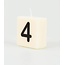 Paperdreams Cijfer- / letterkaarsje - Scrabble - 4