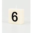 Paper Dreams Cijfer- / letterkaarsje - Scrabble - 6