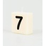 Paper Dreams Cijfer- / letterkaarsje - Scrabble - 7