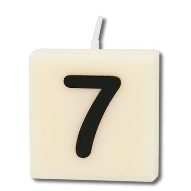 Paperdreams Cijfer- / letterkaarsje - Scrabble - 7