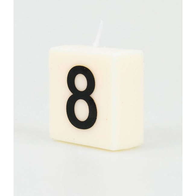 Paperdreams Cijfer- / letterkaarsje - Scrabble - 8