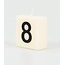 Paper Dreams Cijfer- / letterkaarsje - Scrabble - 8