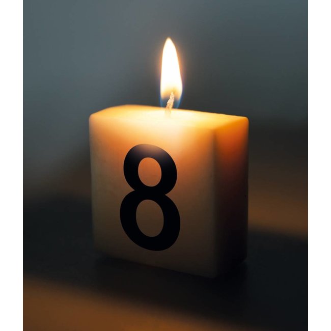 Paperdreams Cijfer- / letterkaarsje - Scrabble - 8