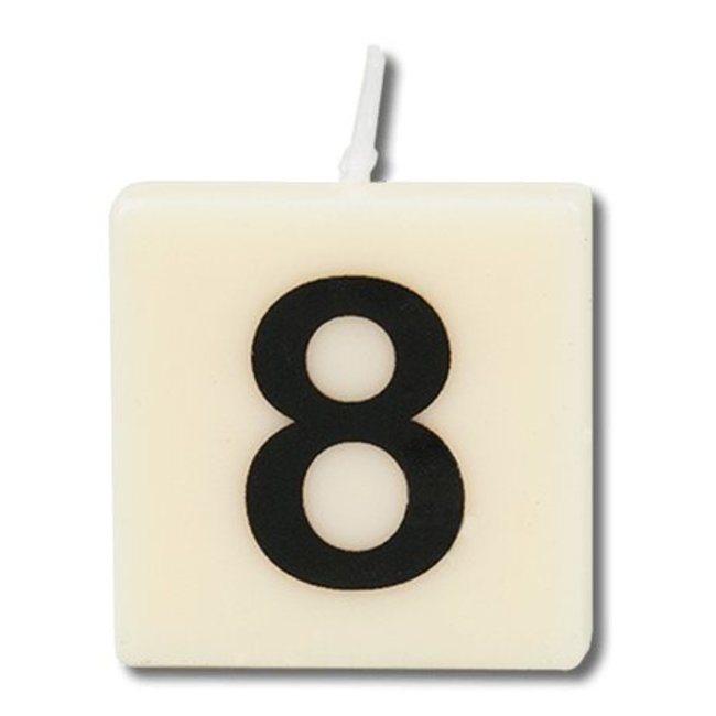 Paperdreams Cijfer- / letterkaarsje - Scrabble - 8