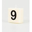 Paper Dreams Cijfer- / letterkaarsje - Scrabble - 9