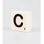 Paper Dreams Cijfer- / letterkaarsje - Scrabble - C
