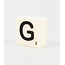 Paper Dreams Cijfer- / letterkaarsje - Scrabble - G