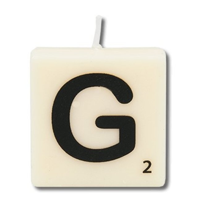 Paper Dreams Cijfer- / letterkaarsje - Scrabble - G