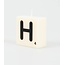 Paper Dreams Cijfer- / letterkaarsje - Scrabble - H