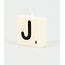 Paper Dreams Cijfer- / letterkaarsje - Scrabble - J