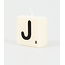 Paperdreams Cijfer- / letterkaarsje - Scrabble - J