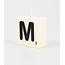 Paper Dreams Cijfer- / letterkaarsje - Scrabble - M
