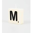 Paperdreams Cijfer- / letterkaarsje - Scrabble - M