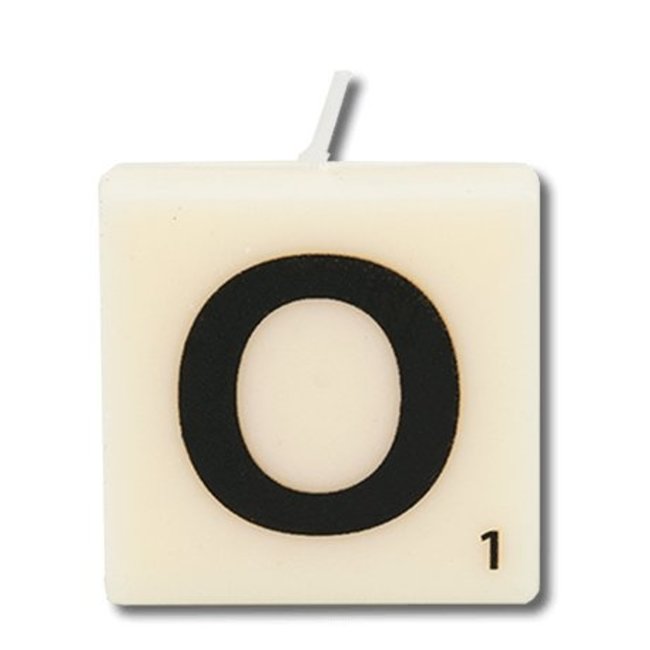 Paperdreams Cijfer- / letterkaarsje - Scrabble - O