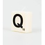 Paper Dreams Cijfer- / letterkaarsje - Scrabble - Q