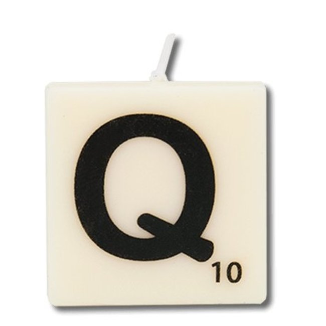 Paper Dreams Cijfer- / letterkaarsje - Scrabble - Q