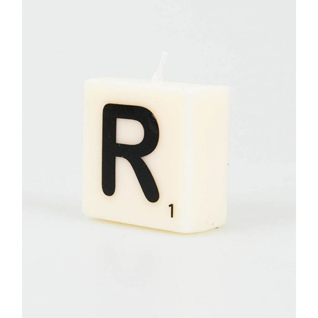 Paper Dreams Cijfer- / letterkaarsje - Scrabble - R