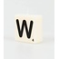 Paper Dreams Cijfer- / letterkaarsje - Scrabble - W