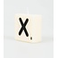 Paper Dreams Cijfer- / letterkaarsje - Scrabble - X