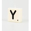 Paper Dreams Cijfer- / letterkaarsje - Scrabble - Y
